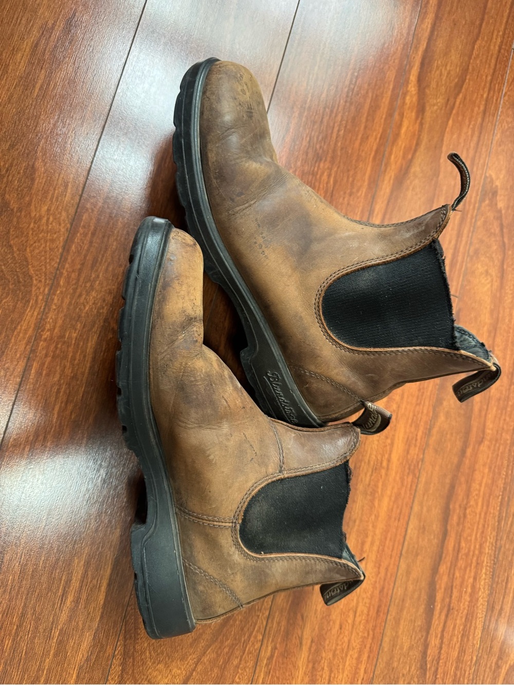 Men's Blundstone Chelsea Boots - Brown Leather - AU 8 / US Men's 9